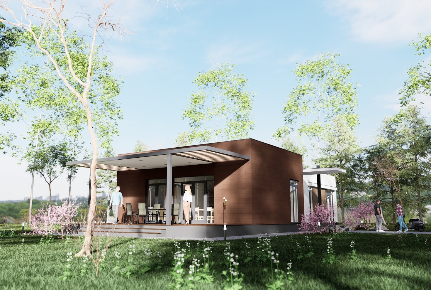 Modern arkitektur möter hållbar byggteknik